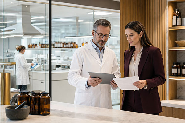 Nationwide Compounding Partnership Collaborative Care in a Modern Compounding Pharmacy