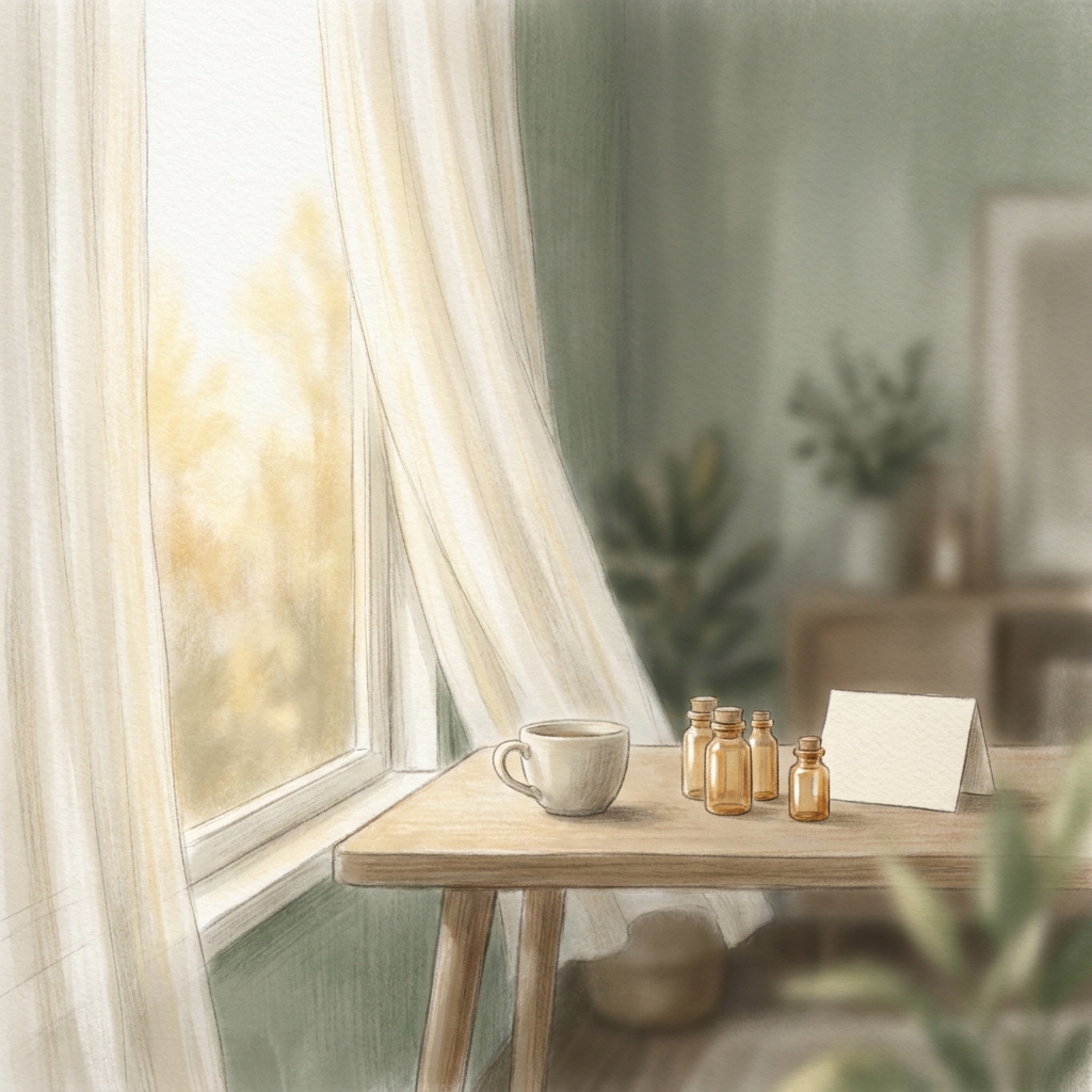 Elegant wellness consultation space representing personalized compounded medication for sexual health
