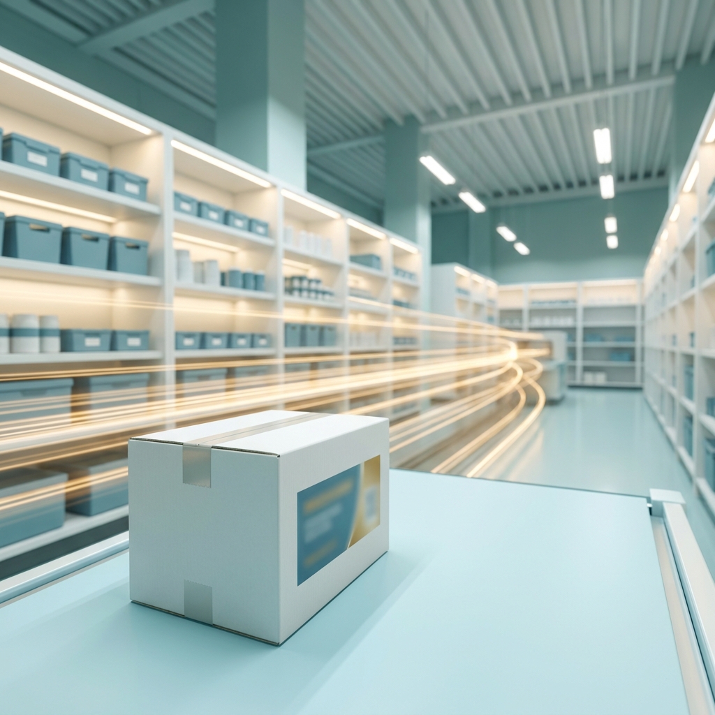 Prepared prescription package in a modern compounding pharmacy, representing 1-2 day turnaround compounding pharmacy speed.