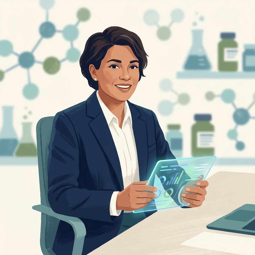 Physician reviewing personalized medication plan — illustrating the benefits of working with a compounding pharmacy as a prescriber Physician reviewing personalized medication plan — illustrating the benefits of working with a compounding pharmacy as a prescriber