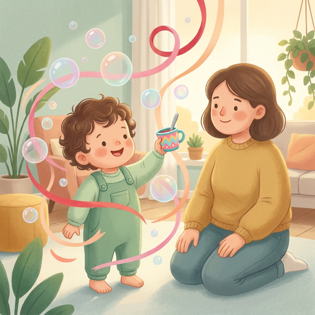 Happy child accepting flavored compounded medication, illustrating improved medication compliance for children with compounding