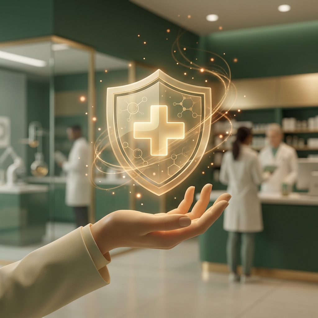 Conceptual image of trust and quality symbolizing elite personalized medicine reviews