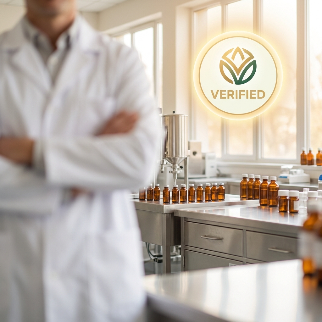 Modern pharmacy lab representing trusted university compounding pharmacy standards