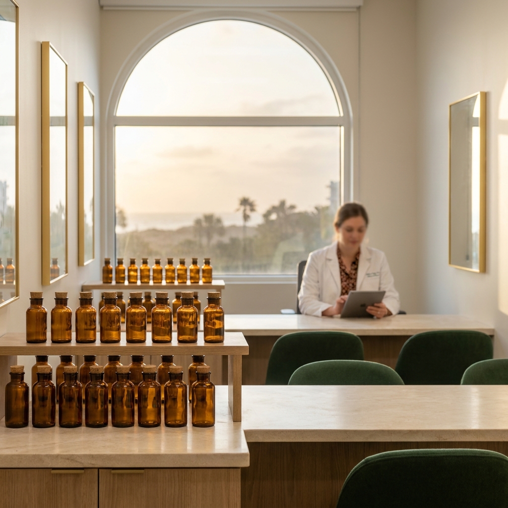 Modern pharmacy interior representing Everwell Specialty Pharmacy's personalized care approach