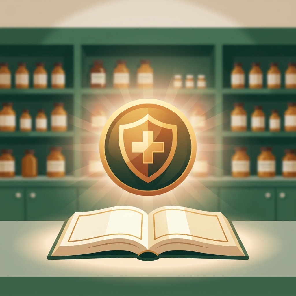 Illustration symbolizing credential verification for Altru Chemists Compounding Pharmacy